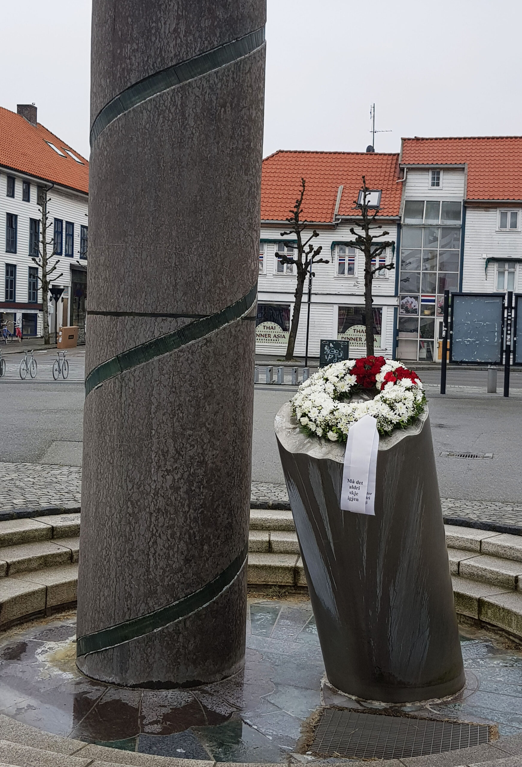 Minnesmerket Oljearbeideren i Stavanger. Arkivfoto