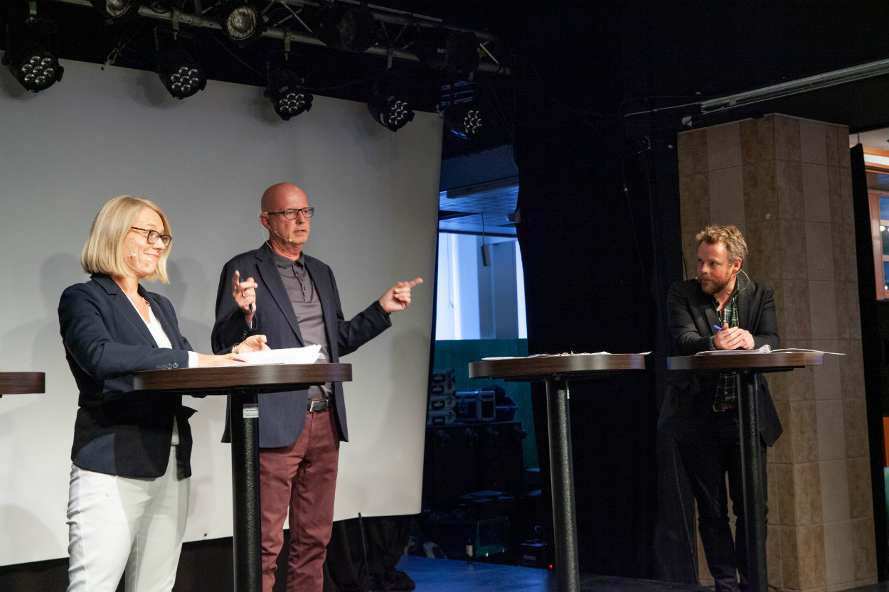 Anniken Huitfeldt og Torbjørn Røe Isaksen. Foto: Christina Rosenberg