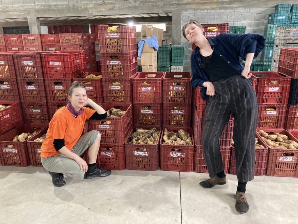 Ingrid og Colin på kooperativet Terra Livre. Foto: LAG. 